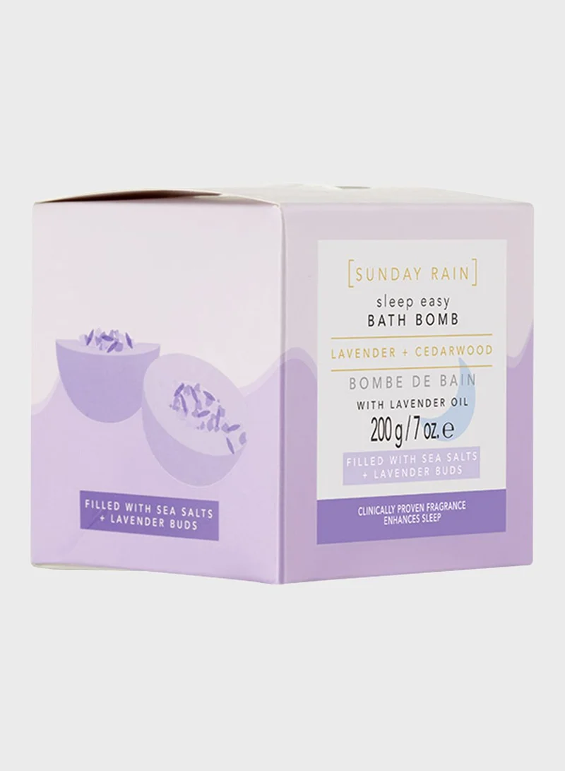 Sunday Rain Sleep Easy Bath Bomb Lavender