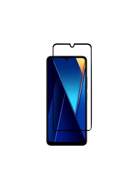 Screen protector compatible with Poco C65 / Poco M6, Screen Protector Tempered Glass [Anti-Glare][HD Full Coverage][Easy Installation][9H Hardness][Touch Sensitive][ Anti-Shatter]