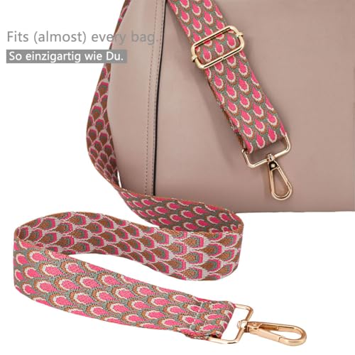 ROYGBCP Crossbody Bag Strap Wide Shoulder Purse Strap Replacement Adjustable Belt Canvas Bag Crossbody Handbag - Image 2