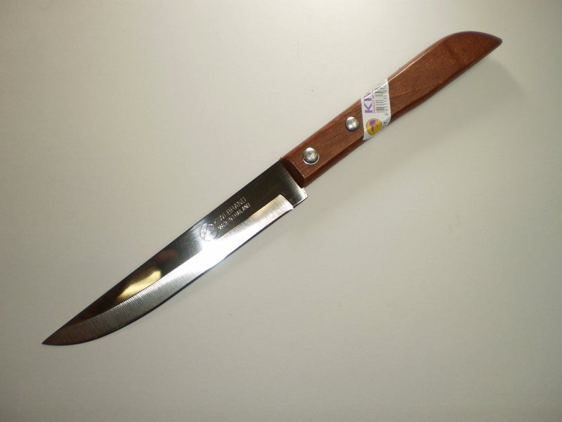 Kiwi Set of 3 KIWI Stainless Steel Knives wood handle  501 