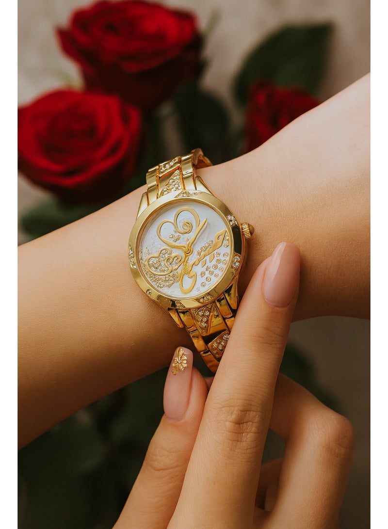 إيلانوفا ساعة نسائية من ستانلس ستيل ومقاومة للماء طراز L002 - Image 2