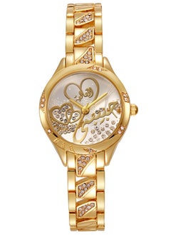 Elanova My dear darling, a women's wrist watch Stainless Steel with Crystals, Gold Color  - Image 2