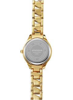 Elanova My dear darling, a women's wrist watch Stainless Steel with Crystals, Gold Color  - Image 3