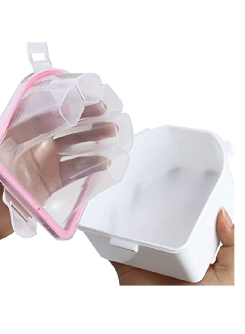NIBEMINENT Nail Soak Bowl Finger Hand Soaking Container Salon Polish Remover Bowl, Art Remove Wash Soaker Tray Manicure Spa Tool Care Tools and Accessories 2pcs - Image 2