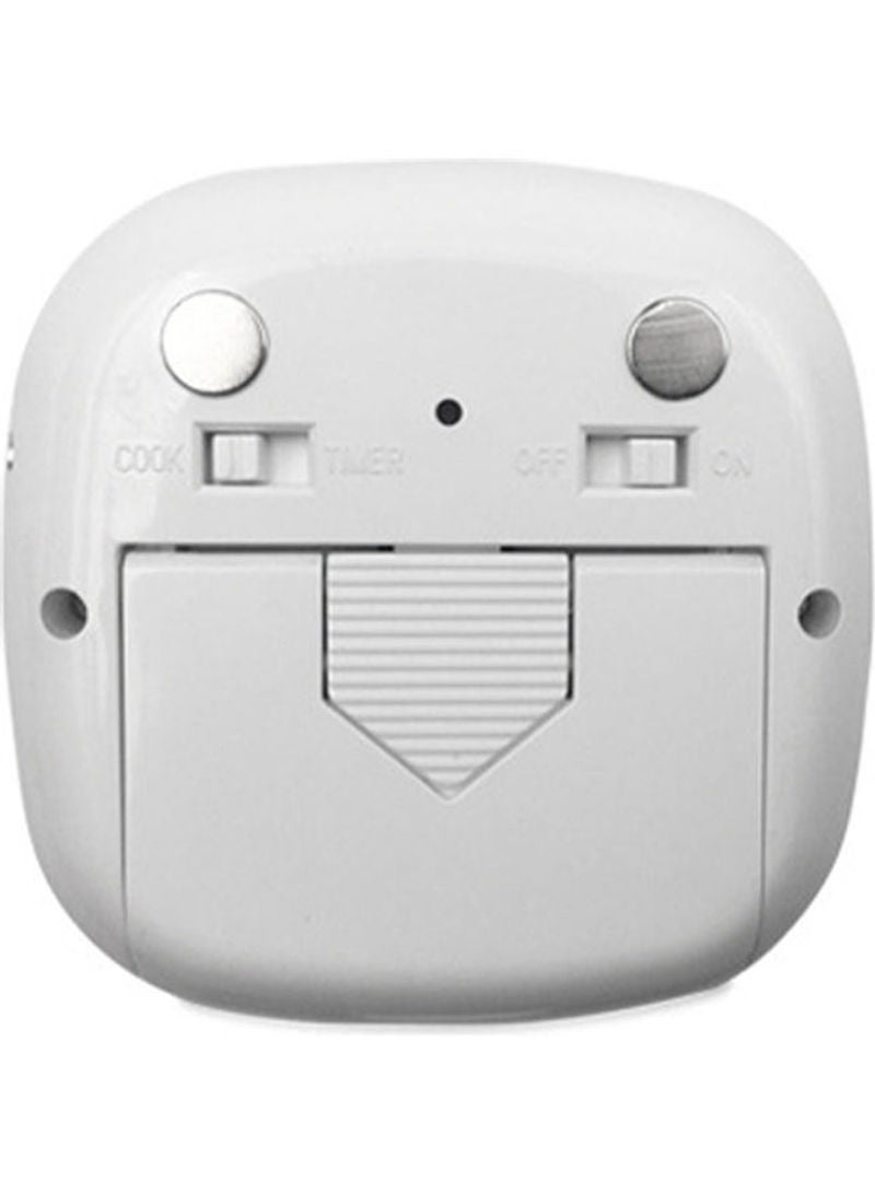 Digital Timer Contact Screen Waterproof Meat Food Thermometer White 19x3x9cm - Image 3