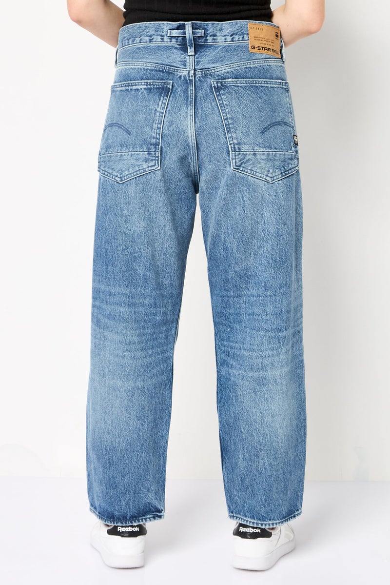 G-Star RAW جينز نسائي واسع بتصميم ممزق، أزرق - Image 4