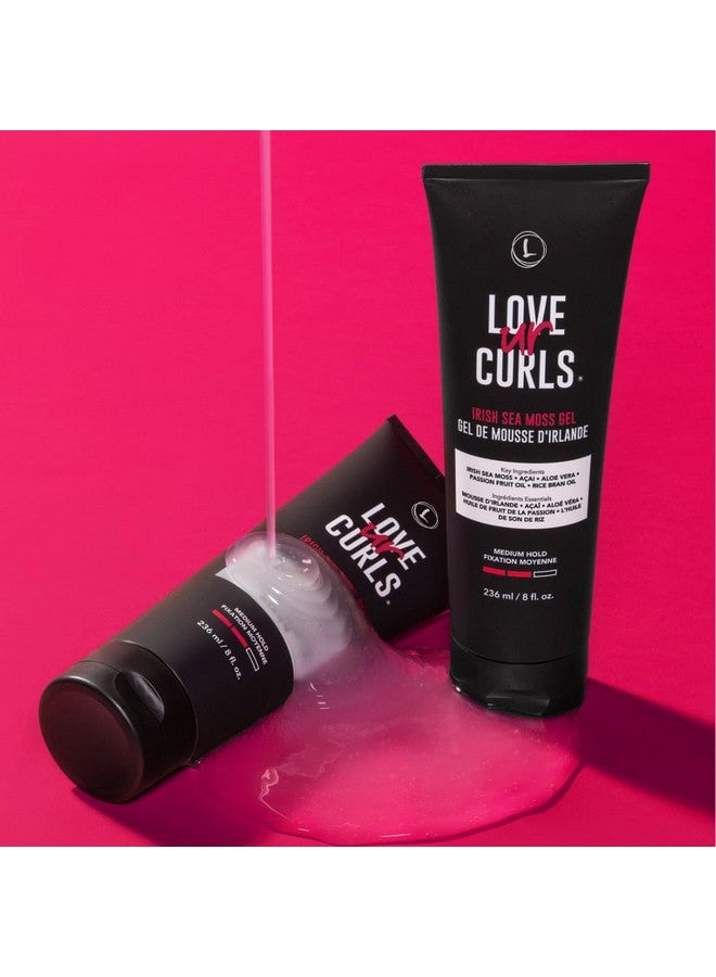 Love Ur Curls Lus (Love Ur Self) Irish Sea Moss Curlactivating Mediumhold Styling Gel For Hydrated Defined Curls Waves & Coils Vegan Crueltyfree 8.5 Oz - Image 2