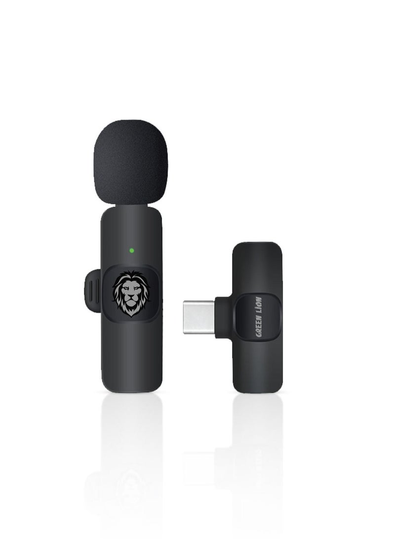 GREEN LION Solo Wireless Microphone 3 Plugs 60mAh - Black  - Image 1