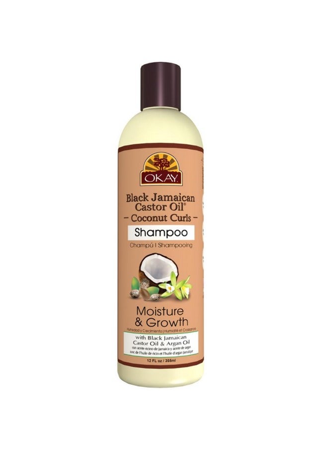 OKAY Black Jamaican Castor Oil And Coconut Shampoo 12.Oz / 355Ml  - Image 2