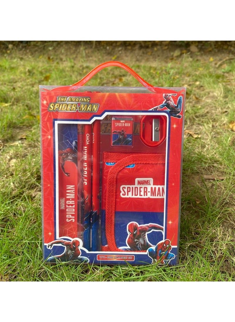 Huitich 6 Pcs Spider-Man Style Stationery Kit  - Image 3