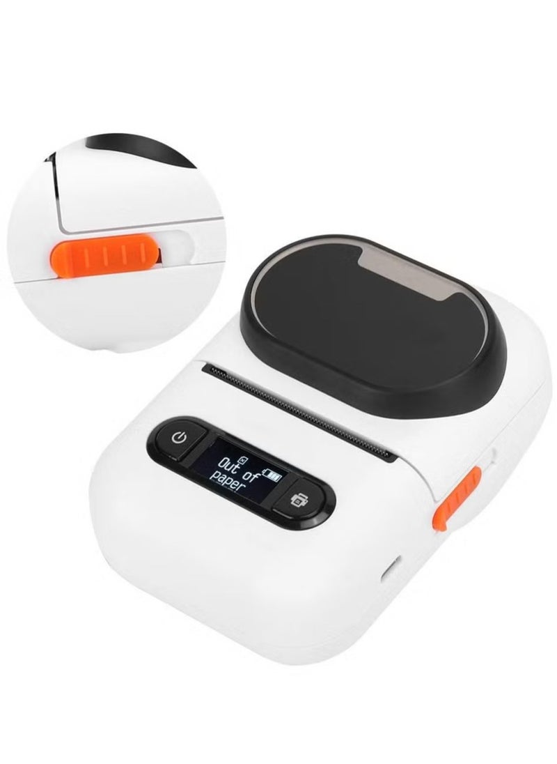 Denx - A portable wireless thermal printer for invoices, receipts and barcodes that works with Bluetooth, practical and easy to carry, 55 mm wide - Image 1