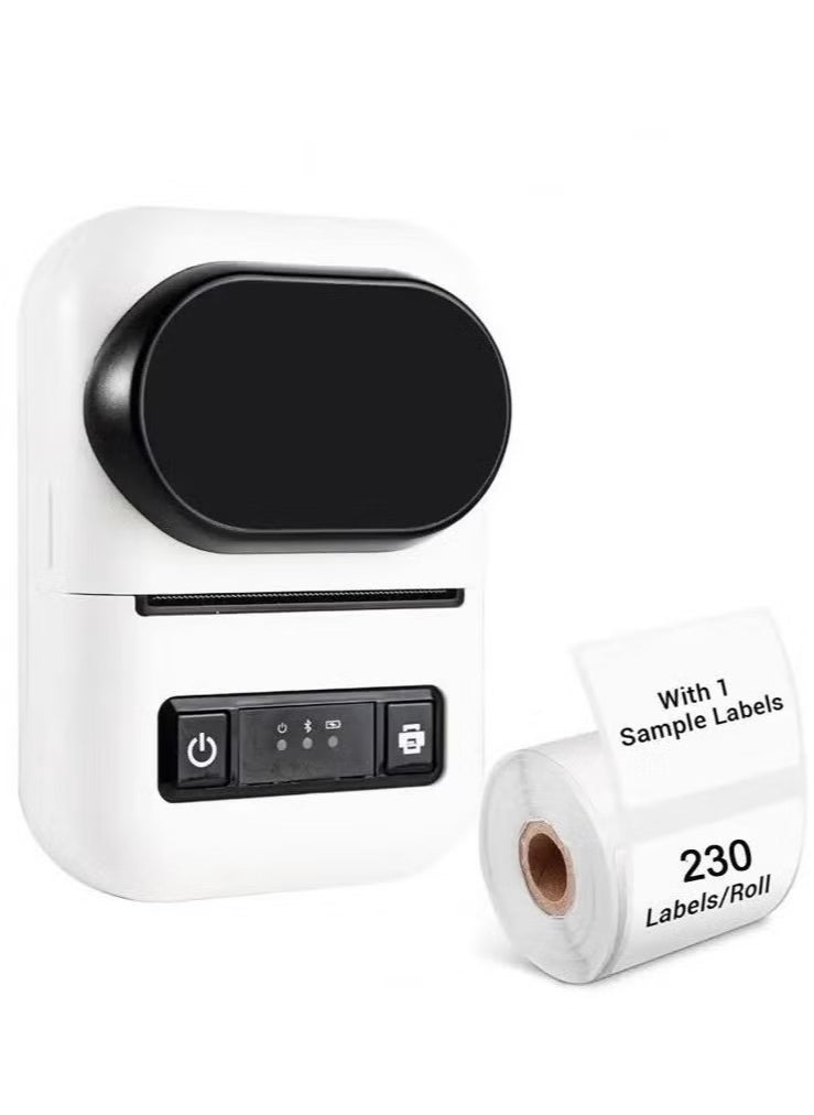Denx - A portable wireless thermal printer for invoices, receipts and barcodes that works with Bluetooth, practical and easy to carry, 55 mm wide - Image 1