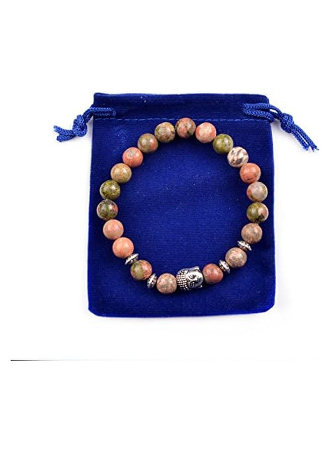 Buddha 8mm Beaded Bracelet for Women Men Gemstone Chakra Bracelet Jewelry for Birthday Gifts - Image 3
