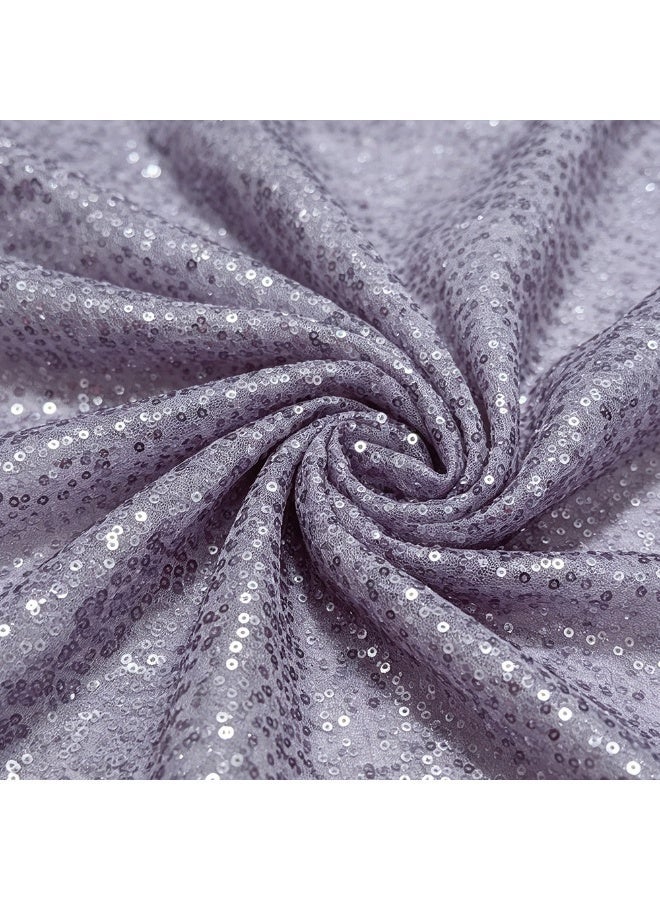 ناعمة بائكة التول شبكة النسيج، 1 متر × 1.30 م واسعة المواد الناعمة للفستان، حالة وسادة، بلوزة، قميص، ملابس السرير والحرف - الأرجواني الخفيف - Image 1