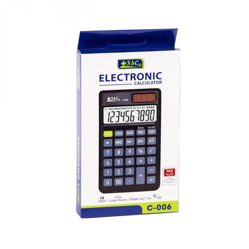 SBC 10-digit calculator