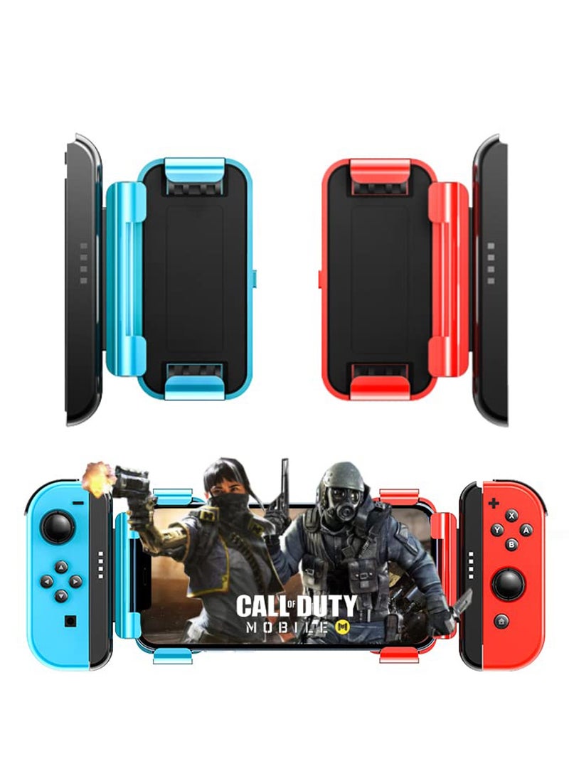Mobile Game Controller Grip for Nintendo Switch Joy-Con & iPhone (iOS 16+) - Compatible with iPhone 14 Pro Max/14/13/12/11/X/8 Plus - Image 1
