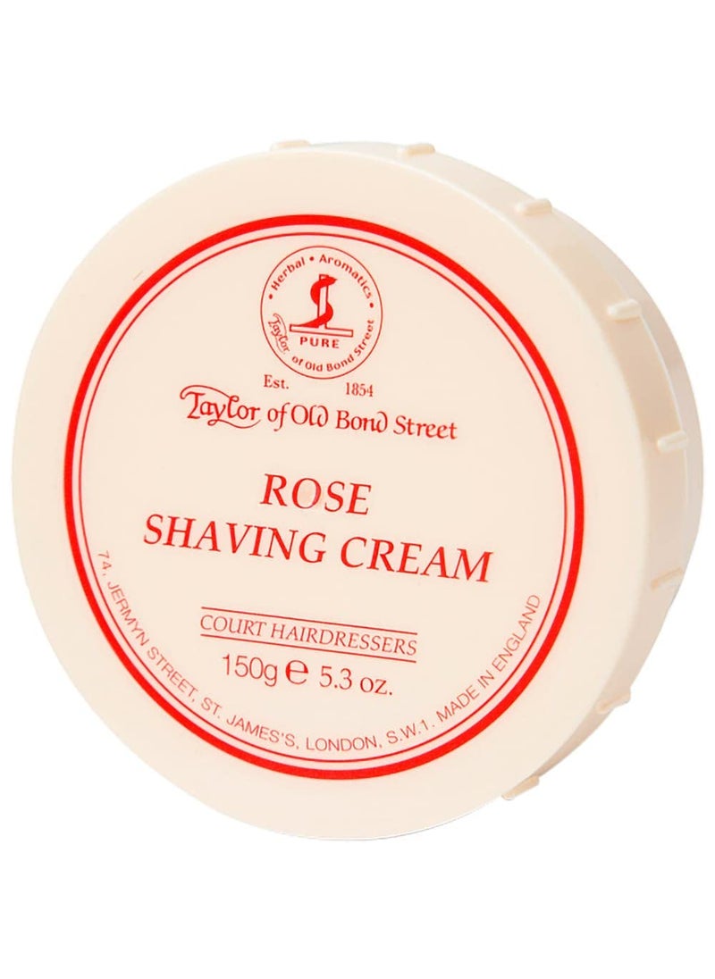 Taylor of Old Bond Street Taylor of Old Bond Street Rose Shaving Cream Jar, 5.3-Ounce (01004) 