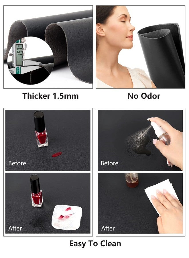 Deciniee Nail Art Table Mat, Nail Arm Rest Pad for Acrylic Nails, Soft Microfiber PU Leather Nail Mat for Table, Foldable Nail Hand Rest Pillow Manicure Pad, Acrylic Nail Training Mat Desk Mat for Nail Cushion - Image 5