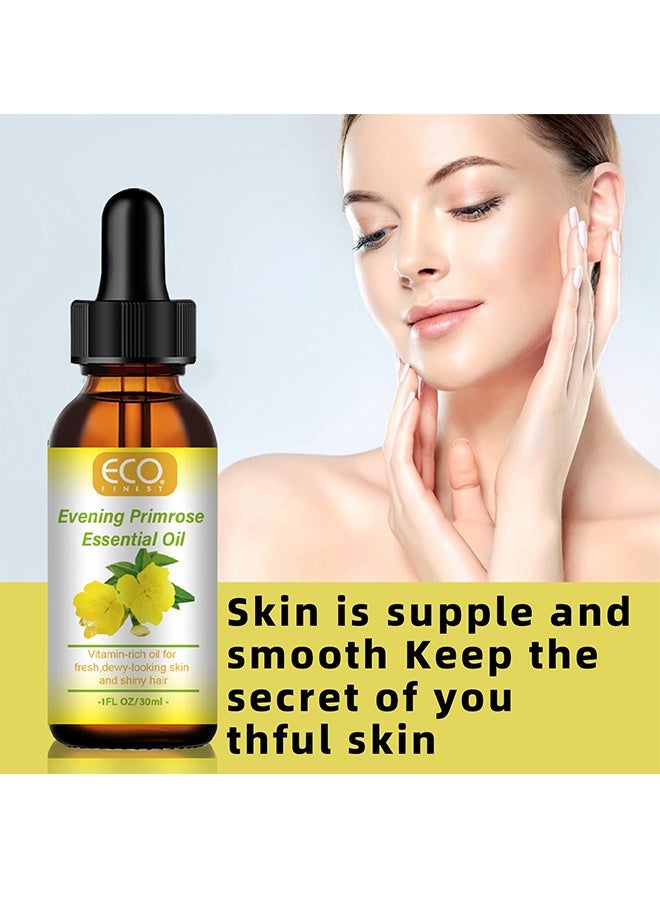 إيكو زيت زهرة الربيع المسائية العضوي للوجه ، مع فيتامين ، ترطيب عميق ، مضاد للشيخوخة ، يقلل من الخطوط الدقيقة والتجاعيد ، يحسن البشرة والشعر 30 مل - Image 2