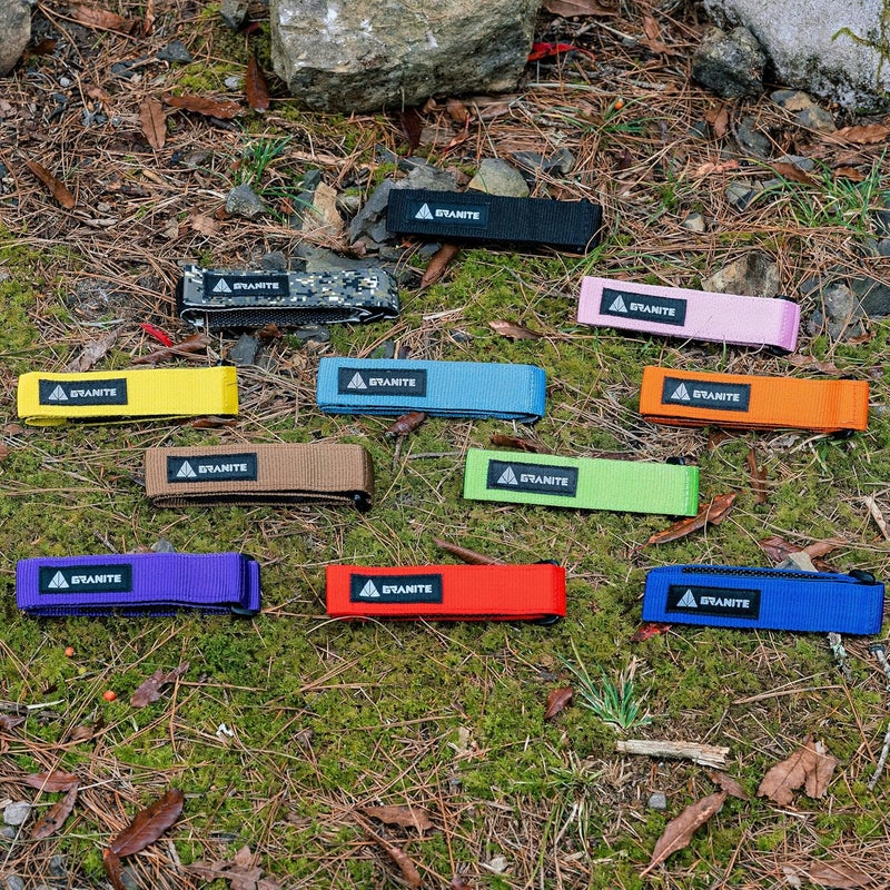 Granite -Design Rockband Bicycle Gear Carrier Strap (Green) - Image 5