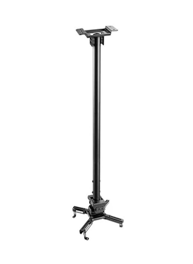 Skill Tech SH 08PB Heavy-Duty Projector Ceiling Mount for Pitched or Flat Ceiling, Profile 745–1145mm, 35kg Load Capacity – Black  - Image 1