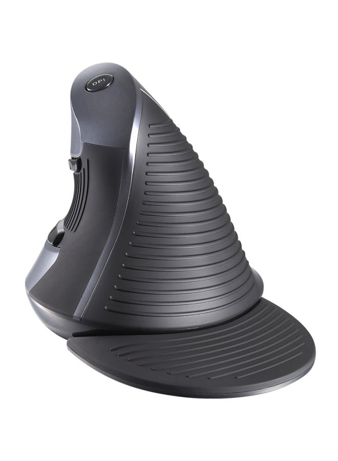 Delux M618 Ergonomic Vertical Mouse, Wired Mouse, Silent Office Mouse For Computer And Laptop, Portable With Detachable Palm Rest - Image 3