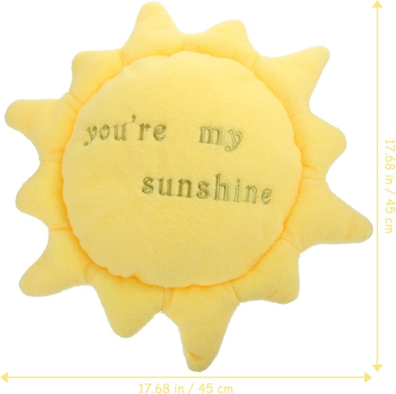 Yardwe Sun Plush Throw Pillow Stuffed Plush Soft Sofa Cushion Decorative Pillow for Home Bedroom Nursery - Image 2