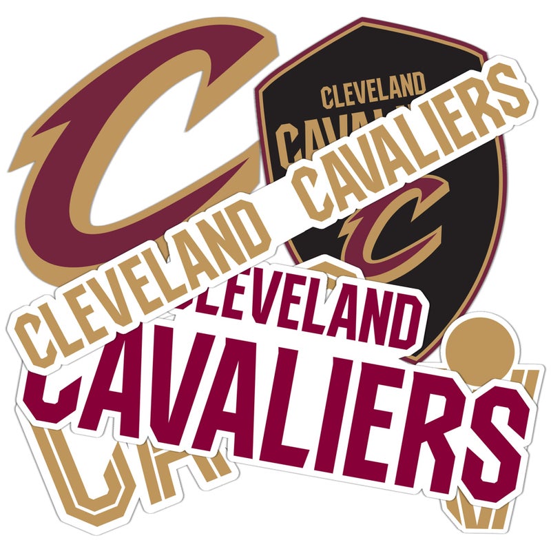 Desert Cactus Cleveland Cavaliers NBA Officially Licensed Sticker Vinyl Decal Laptop Water Bottle Car Scrapbook Type 2