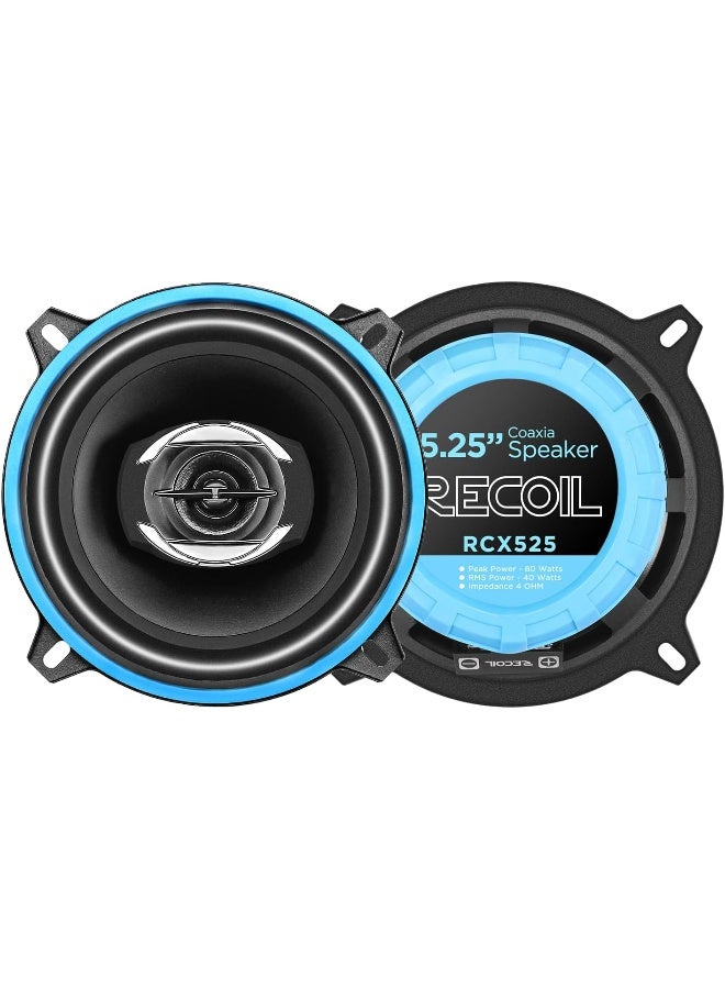 RECOIL نظام مكبرات الصوت التعاونية RECOIL RCX525 Echo Series مقاس 5.25 بوصة للسيارات - Image 1