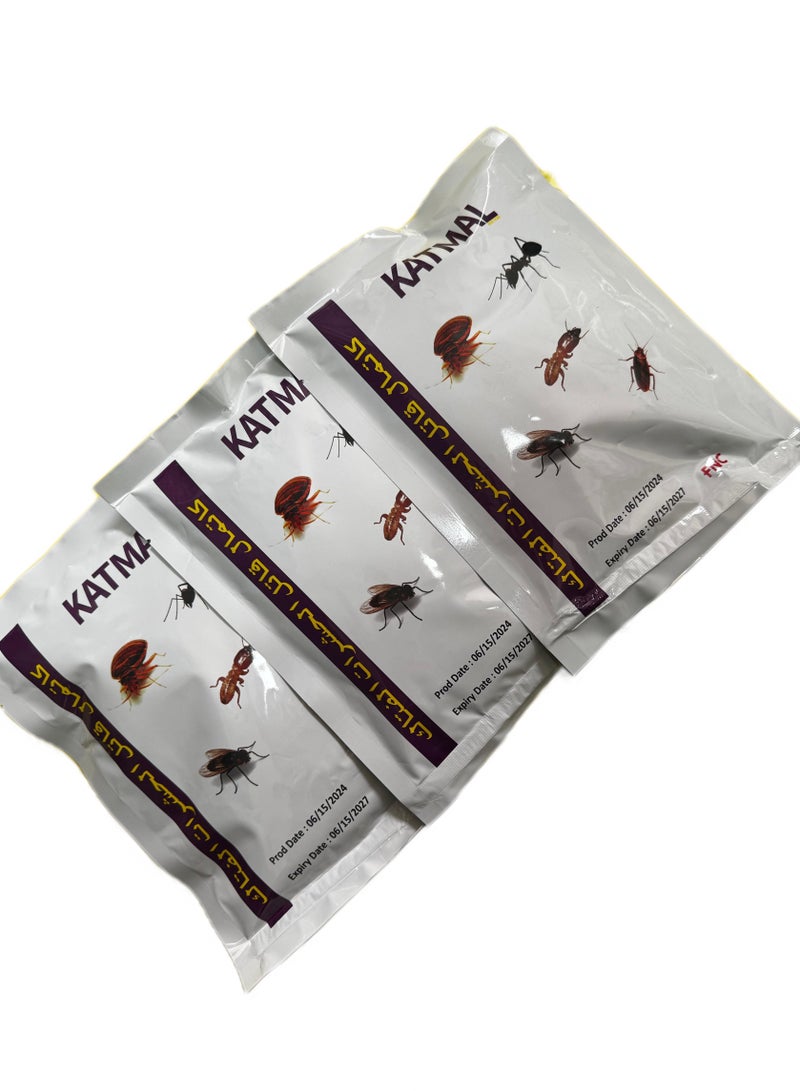 ثيرد بارتي برودكت كاتميل مسحوق بق الفراش 3 عبوات 3 × 100 جم