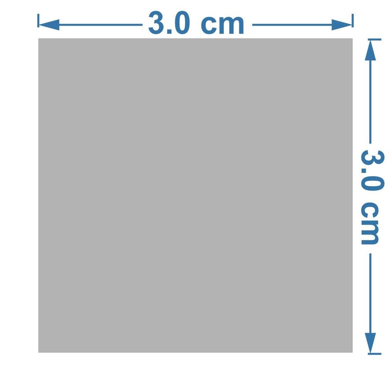 Walltech 100 Square Silver 3D Mirror Acrylic Wall Sticker - Image 4