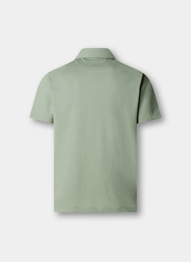 هاكيت Classic Fit Short Sleeve Pima Polo