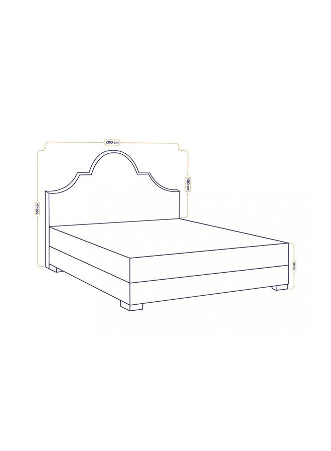 House One H112 | Velvet headboard - Beige  - Image 3