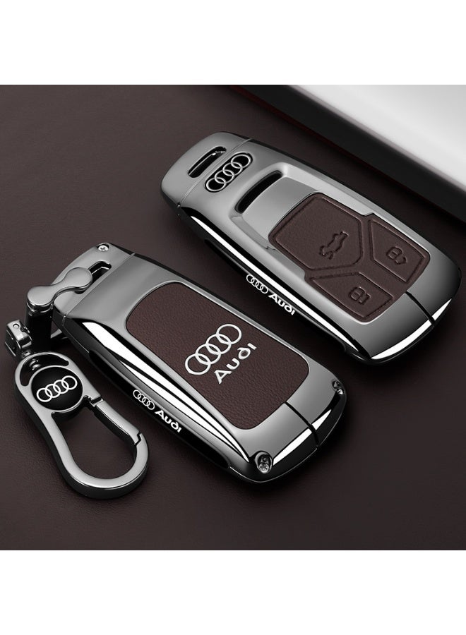أودي 2025 أودي Q5L مفتاح خاص مجموعة فاخرة 2024 A4L مفتاح سيارة ممتازة كل شيء شامل حالة واقية للرجال والنساء جنرال موتورز سلاسل المفاتيح - Image 1
