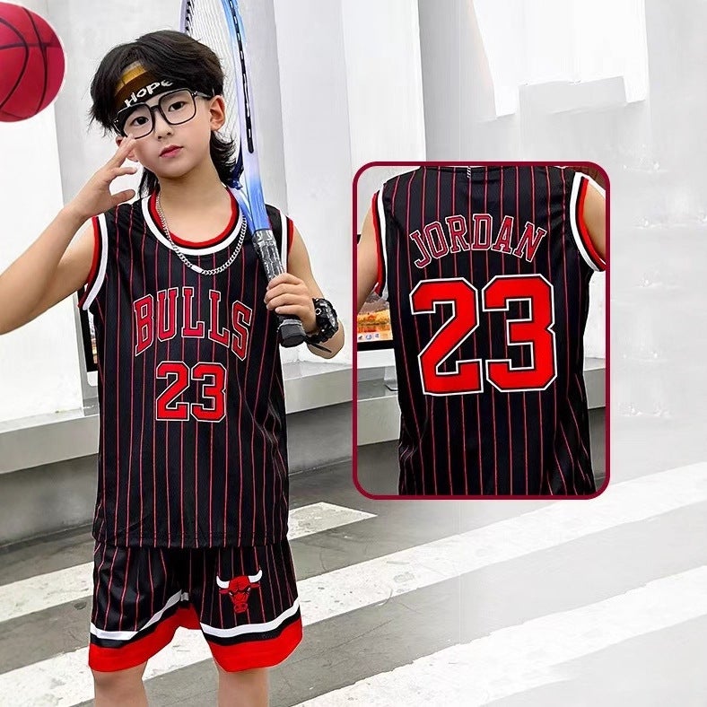 Children's Basketball Suit Bulls Lakers No.8 No.23 No.24 Jersey Suit Pupils Men's and Women's Competition Training - Image 5