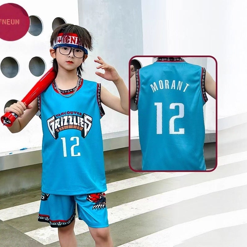 Children's Basketball Suit Bulls Lakers No.8 No.23 No.24 Jersey Suit Pupils Men's and Women's Competition Training - Image 4