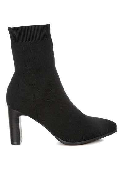 London Rag Flyknit Ankle Boots  in Black