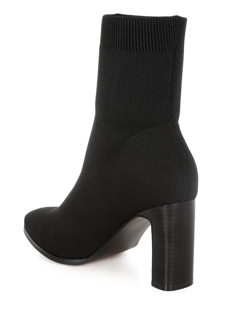 London Rag Flyknit Ankle Boots  in Black