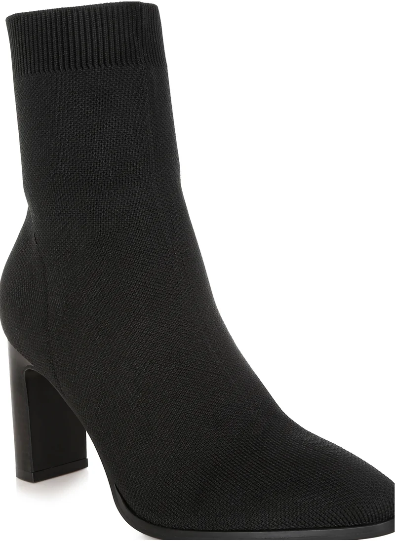 London Rag Flyknit Ankle Boots  in Black