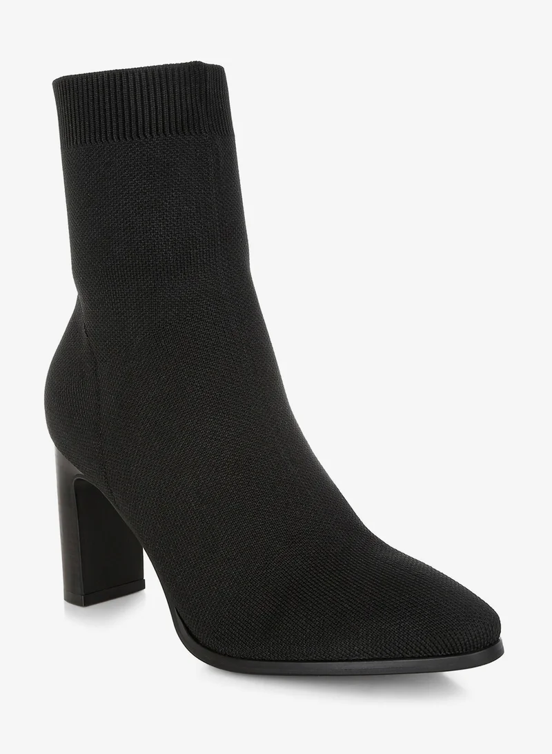 London Rag Black Flyknit Ankle Boots  in Black for Women | Best Price UAE