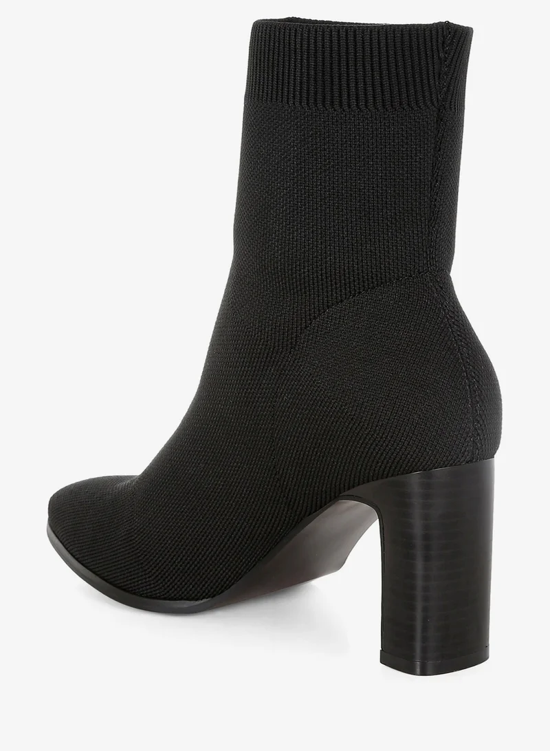 London Rag Black Flyknit Ankle Boots  in Black for Women | Best Price UAE