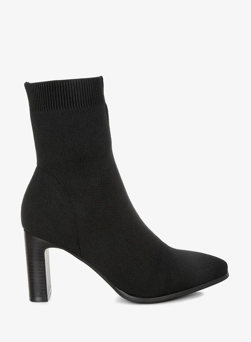Flyknit Ankle Boots  in Black