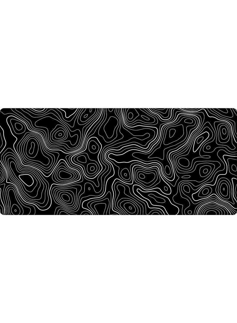 Gaming Laptop Mouse Pad Gaming Mouse Pad Big Desk Pads PC Keyboard Non-Slip 800 * 300 * 3mm Thicker Supper Rubber Table Mat Mouse Pads Edges Design for mouse and keyboard,gaming home and working office - Image 2