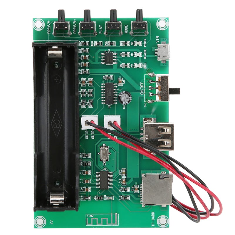 XH-A150 Digital Bluetooth Amplifier Board 10W Rechargeable Dual Channel Audio Parts - Image 5
