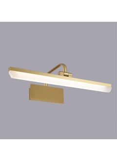 DANUBE HOME Danube Home Davinci Modern Wall Sconce Light For Wall Mirror| Indoor Wall Light With Inbuilt LED (Included) | 8W LED Light| Metal+Acrylic Glass Frame, Gold Finish - L45xW12xH20cm (1 Year Warranty) 
