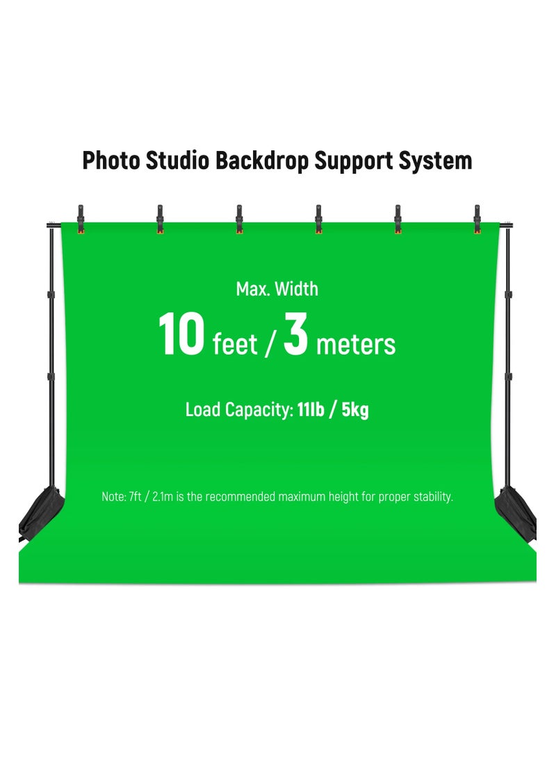 نيوير NEEWER NK-ST0203 2X3M نظام دعم الخلفية مع 2 كيس رمل و 6CLAMPS - Image 2
