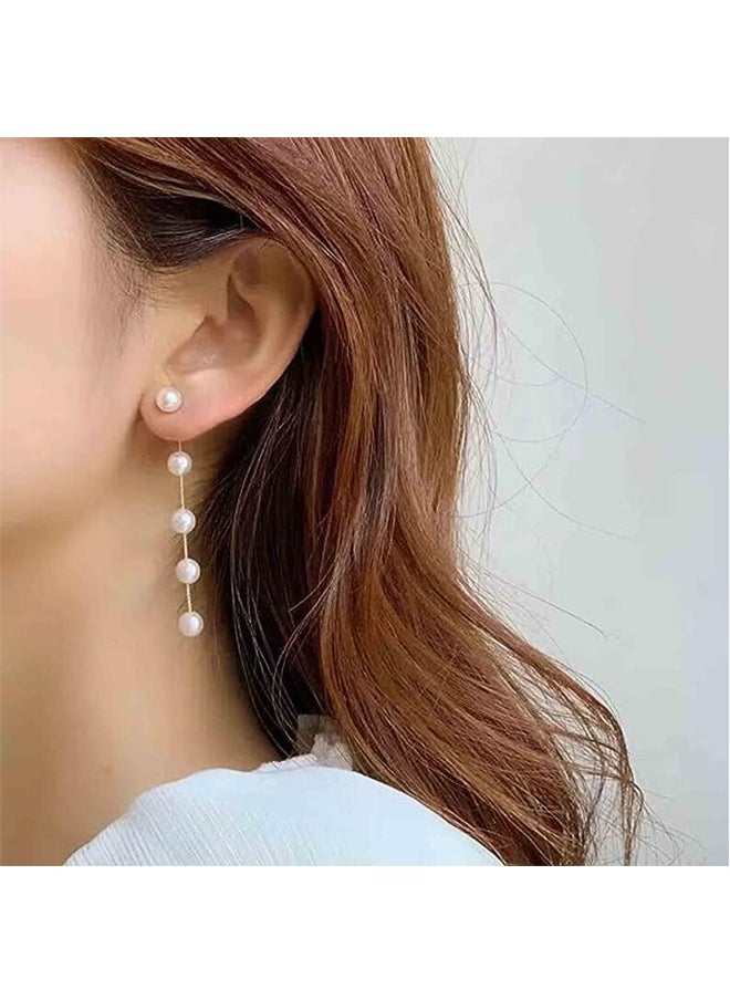 Boho Pearl Drop Dangle Earring, Long Tassel Pearl Earrings Tiny Pearl Chain Earrings, Vintage Earrings Jewelry for Women Girls (Gold) - pzsku/Z4E71065A4B712861927FZ/45/_/1695696999/fe071192-cadf-4416-b168-9267d0a23946