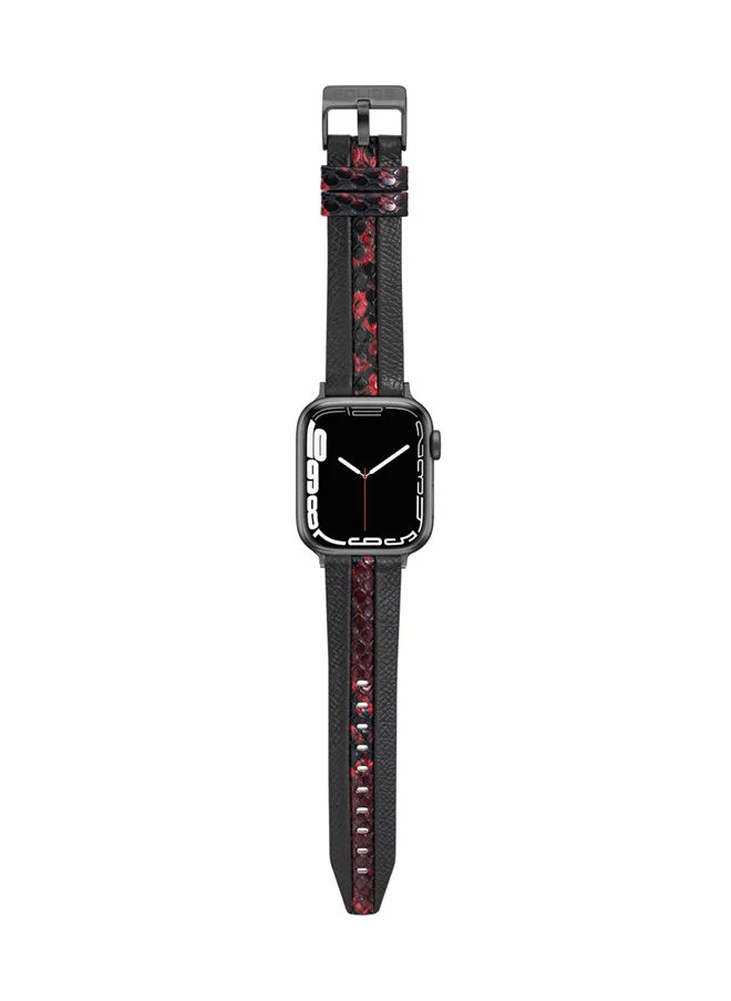 POLICE Bridge Black Leather Watch Straps