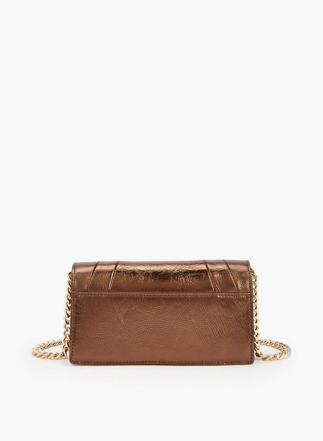 سيليست حقيبة كروس بودي معدنية بحزام سلسلة - Image 5