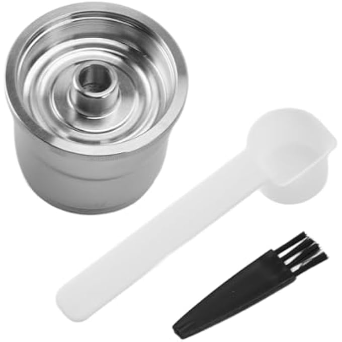 RIZGHWOY Reusable Coffee Pod Stainless Steel Refillable Coffee Capsule For Y3 Y5 X7 With Tamper And Spoon Reusable Capsules Filters Size 150Ml5Oz - Image 2